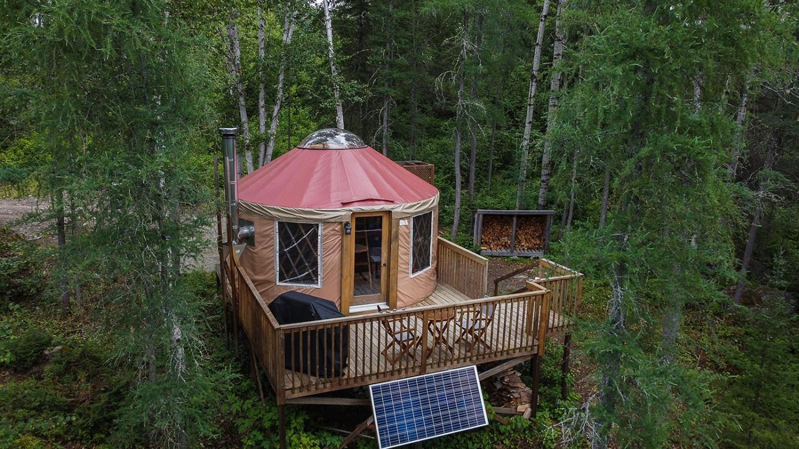 Les Racines Du P'Tit Isidore Rouyn Exterior foto